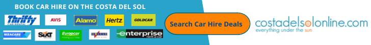 Search for best prices on car hire in Costa del Sol