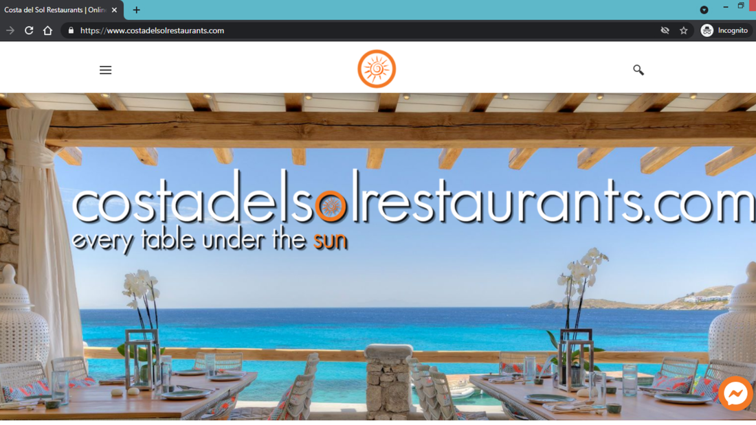 Restaurant business web design Costa del Sol